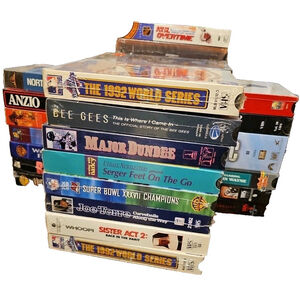 Lot Of 30 New Sealed VHS Tapes